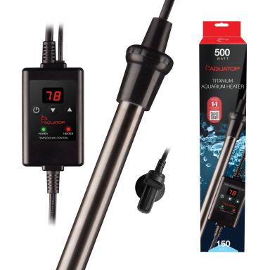 AQUATOP TH-C500 500-Watt Titanium Heater w/ Controller